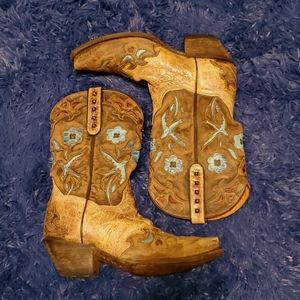 Dan Post Floral Cowboy Boots